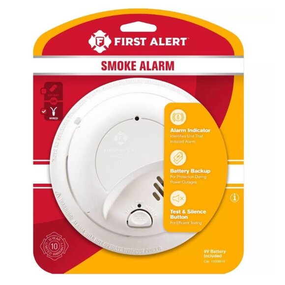 First Alert SA9120BPCN Hardwired Smoke Detector - Picture 4 of 10